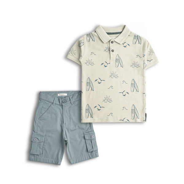 Surfing Polo 2Pc Set